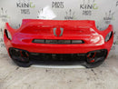 FIAT 500 ABARTH 595 2016-UP FCL FRONT BUMPER RED+GRILL OEM 735633044