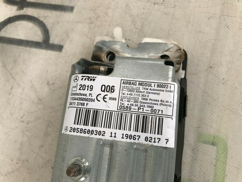MERCEDES W205 CONVERTIBLE COUPE 2017-2018 LEFT SIDE AIRBAG KNEE A2058600302