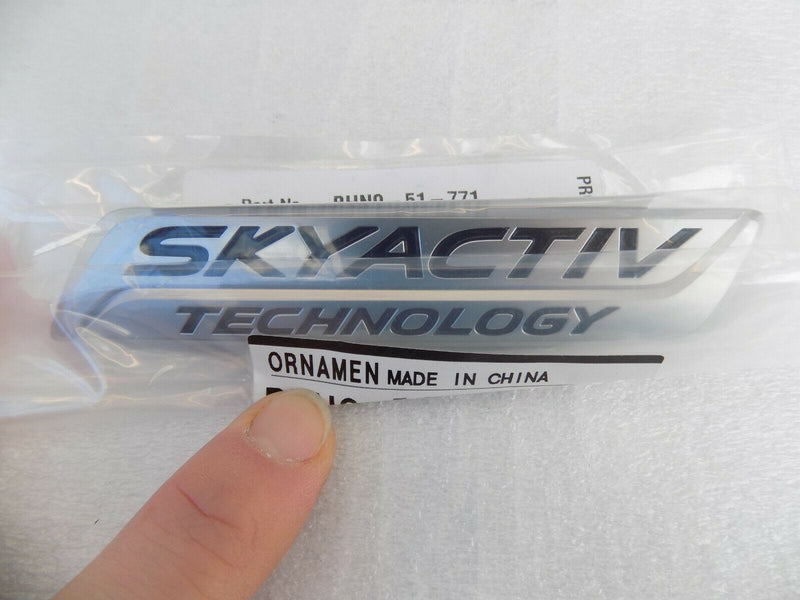 Mazda3 3 2013+ SKYACTIV TECHNOLOGY REAR BADGE ORNAMENT BHN9-51-771 /S58-74