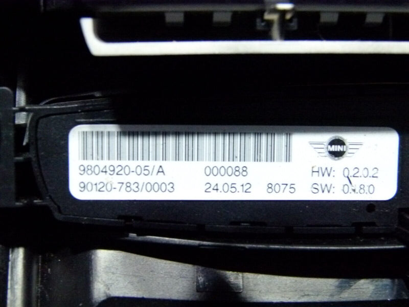 MINI COUNTRYMAN R60 2010-14 CENTRE PANEL HEATHER SWITCH GENUINE 9804920
