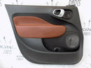 FIAT 500L TREKKING 2013-2017 FRONT LEFT DOOR CARD INNER PANEL BROWN 2550462 *II