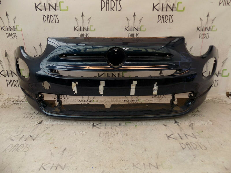 FIAT 500 2015-ON FACELIFT FRONT BUMPER LOUNGE EPIC BLUE 735619491