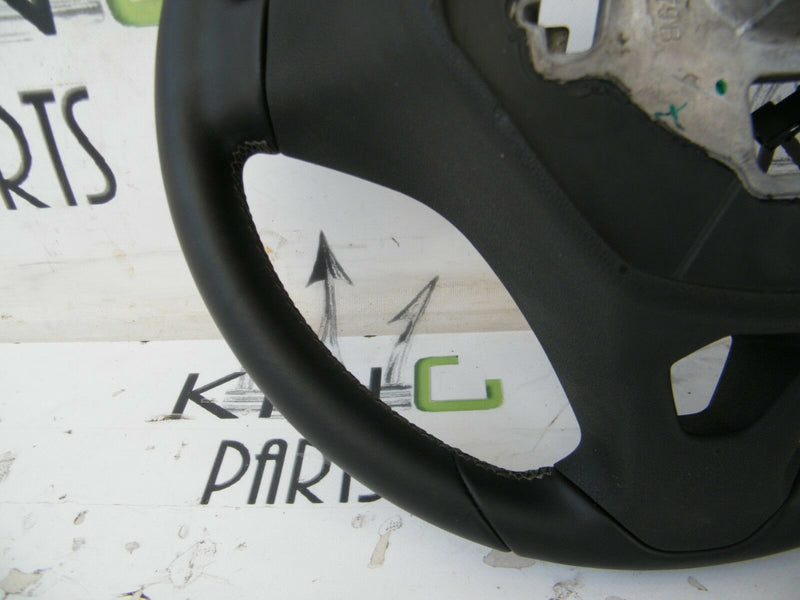 VAUXHALL CORSA E 2014-ON MULTIFUNCTION LEATHER STEERING WHEEL 453798480