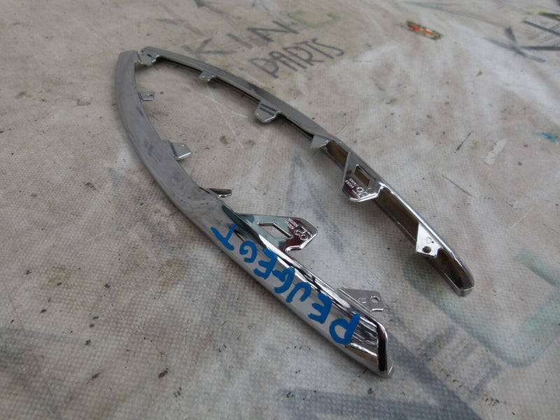 PEUGEOT 308 MK2 2013–17 BUMPER CHROME TRIMS GENUINE 1627662180