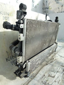 VAUXHAL CORSA E 1.2 1.3 CDTI AIR CON CONDENSER & WATER FAN RADIATOR 13414859