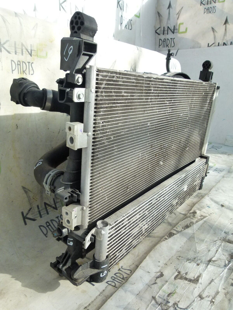 VAUXHAL CORSA E 1.2 1.3 CDTI AIR CON CONDENSER & WATER FAN RADIATOR 13414859