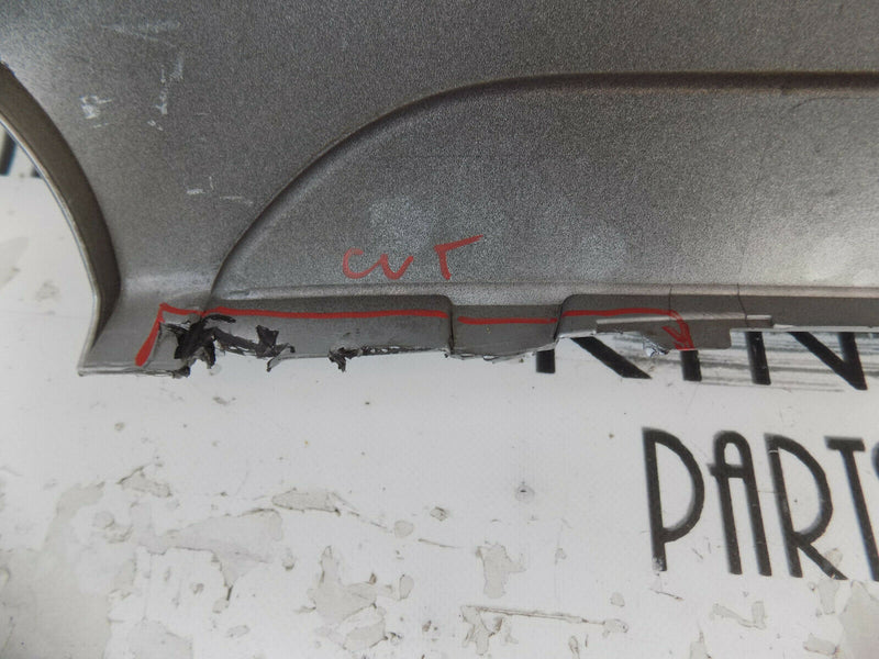 BMW 3-Series 330e HYBRID 2019-ON SILVER REAR BUMPER GENUINE 51127247998