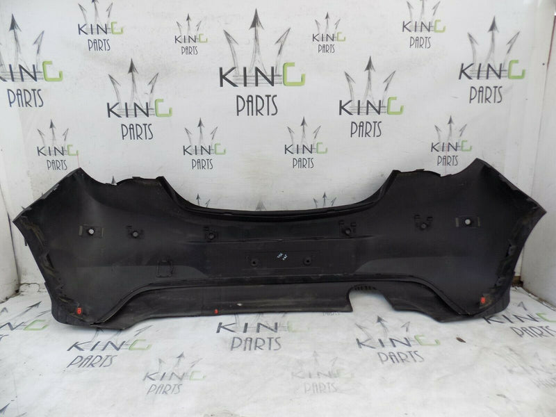 VAUXHALL CORSA E SRI 2014-19 BLACK REAR BUMPER GENUINE 6 x PDC  39002839