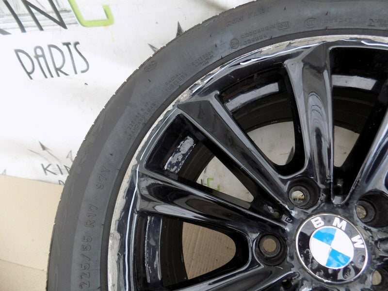 BMW  5/6 SERIES F10 F11  BLACK 8JX17" ALLOY WHEEL WITH TYRE GENUINE 6780720