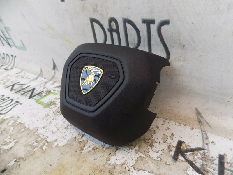 LAMBORGHINI URUS 2018-ON ORIGINAL DRIVER STEERING WHEEL COVER  A.BAG BLACK