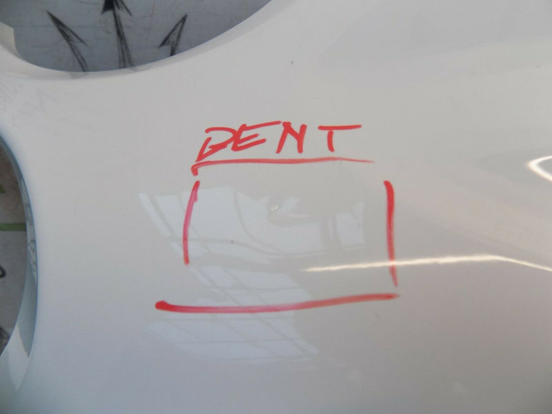 FIAT 500 LOUNGE  2015-ON FACELIFT FRONT BUMPER IN WHITE GENUINE 735619491