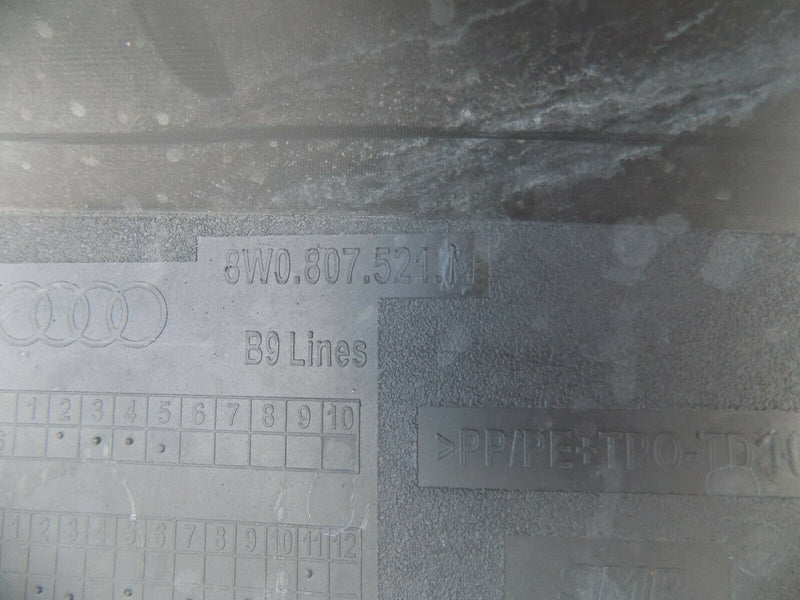 AUDI A4 S4 B9 8W SPORT 2016-2017 DIFFUSER REAR BUMPER GENUINE 8W0807521 M