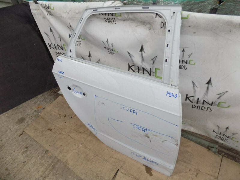 2012 AUDI A1 8X 5 DOOR HATCHBACK OFFSIDE REAR DRIVERS DOOR O/S WHITE