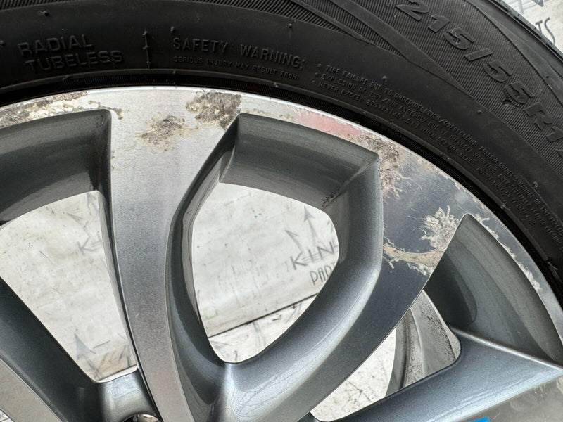 NISSAN JUKE ALLOY WHEEL RIM 17' 7Jx17H2 ET47 & TYRE 215x55 R17