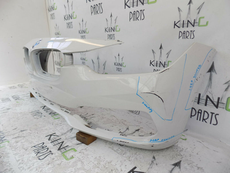 BMW 3 SERIES F30 F31 LCI 2016 2017 FACELIFT WHITE FRONT BUMPER 7386283