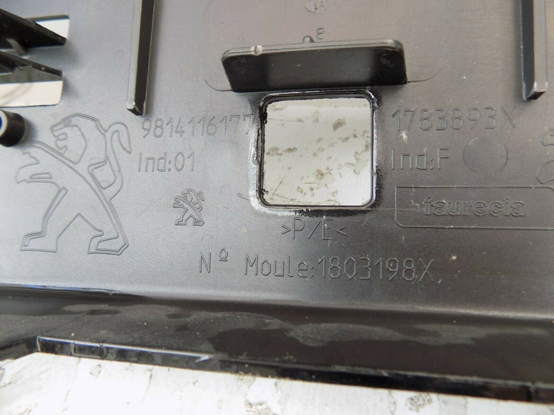 PEUGEOT 2008 2016-2018 FACELIFT FRONT BUMPER IN BLACK 9814116177