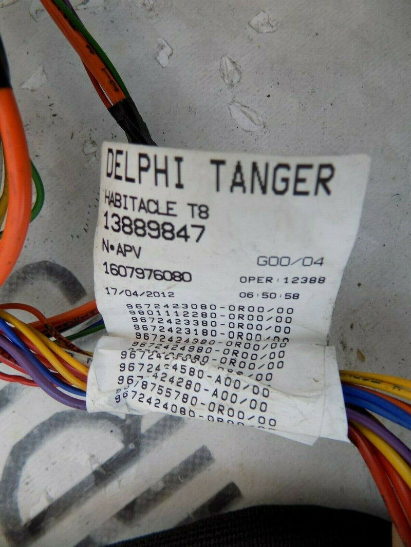 PEUGEOT 3008 2008-2016 HARNESS WIRING LOOM 1607976080 *N