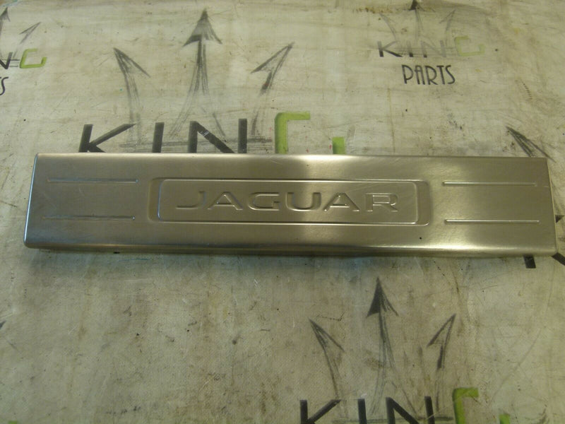JAGUAR XJ X351 2010-19 RIGHT SIDE FRONT DOOR PLATE SILL TRIM ENTRY AW93-13200-AF