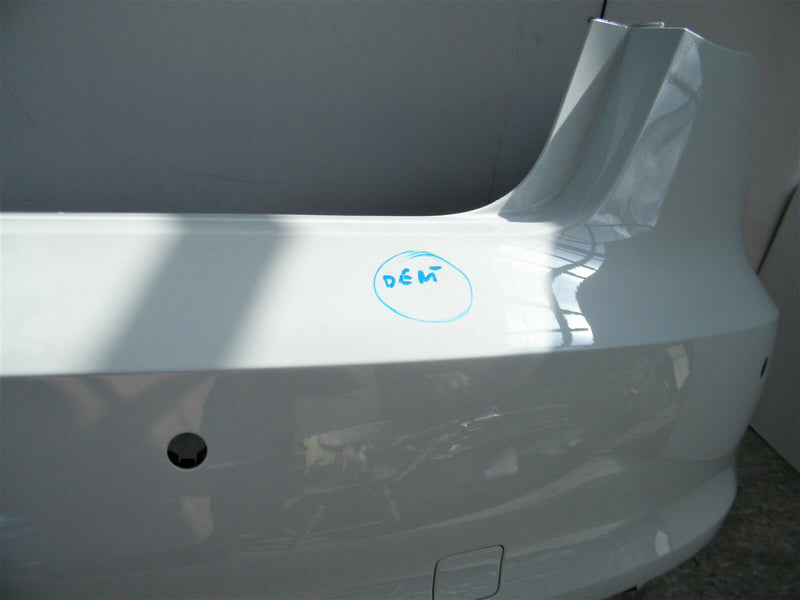 AUDI A3 8V4 2013-2016 SPORTBACK 5 DOOR WHITE REAR BUMPER GENUINE 8V4807511 A1386