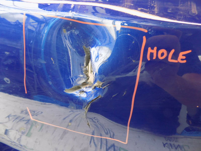 FORD FIESTA VIII MK8 2017 2018 BLUE REAR BUMPER GENUINE H1BB-F954-B1