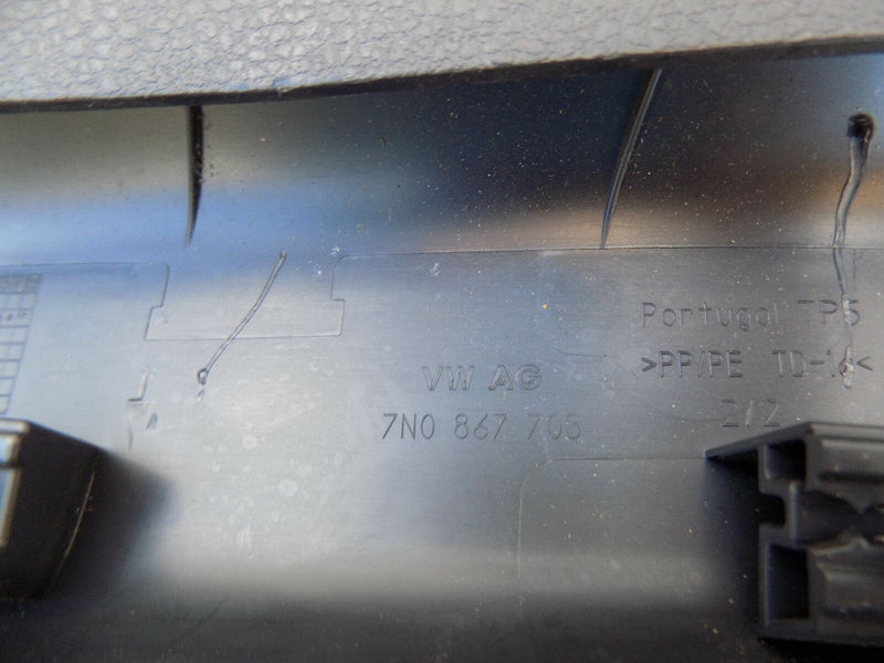 SEAT ALHAMBRA 2010-2015 TAILGATE TRUNK LEFT WINDOW INTERIOR TRIM 7N0867703