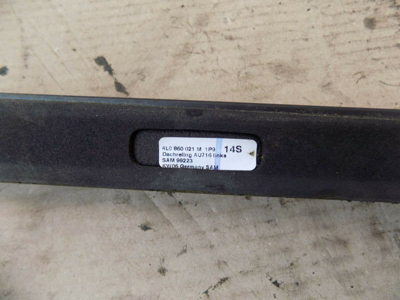 AUDI Q7 4L ROOF RAILS RELINGE R&L BLACK MATTE 4L0860021M 4L0860022M