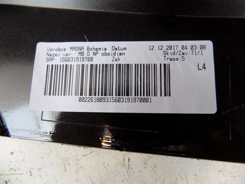 NEW MODEL ! MERCEDES G CLASS (W463) - 2018 BLACK FRONT BUMPER GENUINE OEM