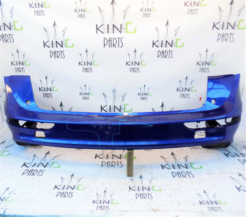 AUDI Q5 8R S-LINE 2012-16 BLUE REAR BUMPER GENUINE 8R0807385D