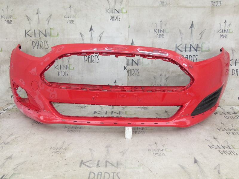 FORD FIESTA 2014-2017 WELL REPAIRED* RED FRONT BUMPER GENUINE C1BB-17757