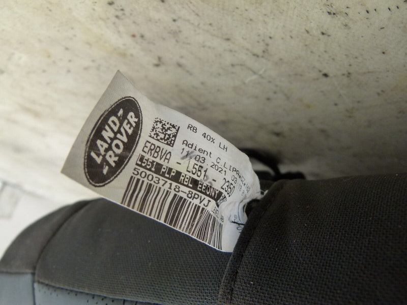 RANGE ROVER EVOQUE L551 HYBRID 2019-ON REAR SEAT BACK LEFT SIDE 50037188PVJ #