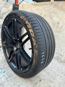 AUDI A8 D3 4H GENUINE ALLOY WHEEL RIM 20' 9Jx20H2 ET37 & TYRE 265/35 R20