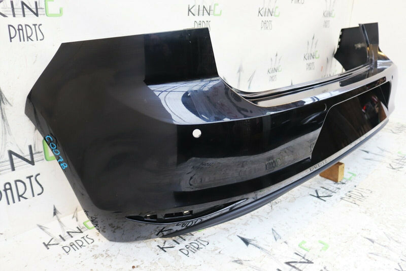 VW GOLF VII MK7 2013-2016 BLACK REAR BUMPER GENUINE PDC HOLES 5G6807421