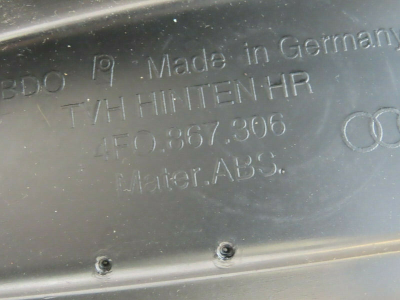 AUDI A6 2006-2011 S LINE ESTATE REAR RIGHT DOOR CARD INNER PANEL 4F0867306