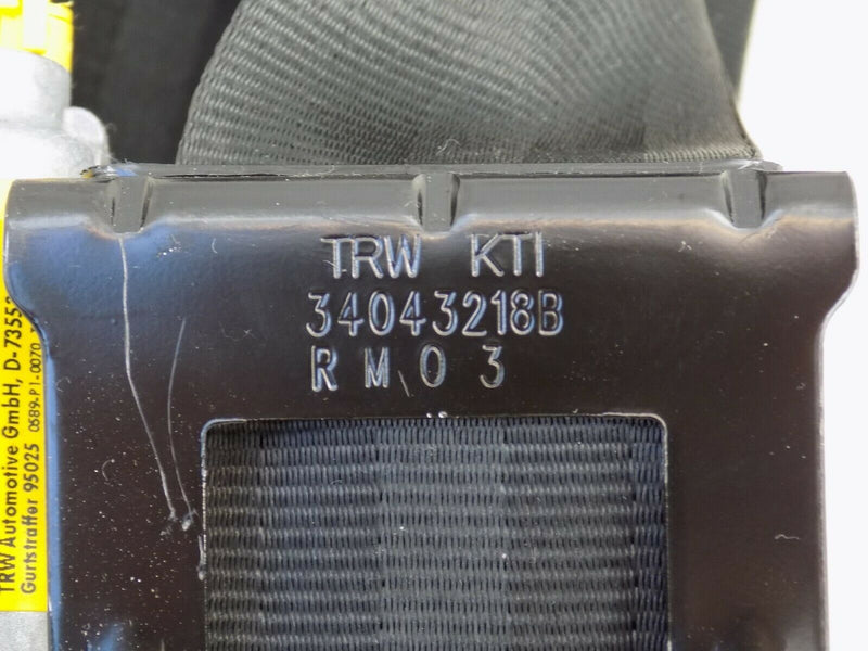 FORD FIESTA MK7 ST PASSENGER SIDE FRONT SEAT BELT GENUINE C1BBA61295AE