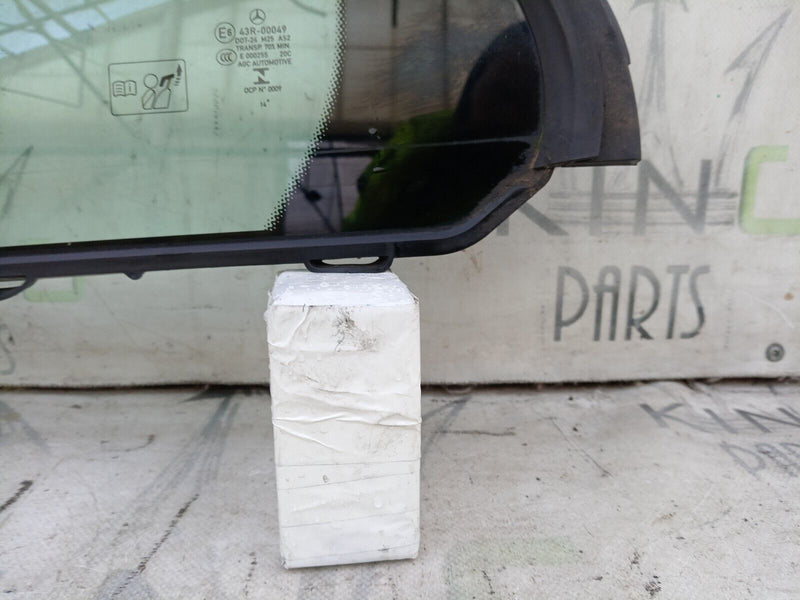 MERCEDES C W205 2014-2018 SALOON REAR LEFT QUARTER WINDOW GLASS A2057300555 #