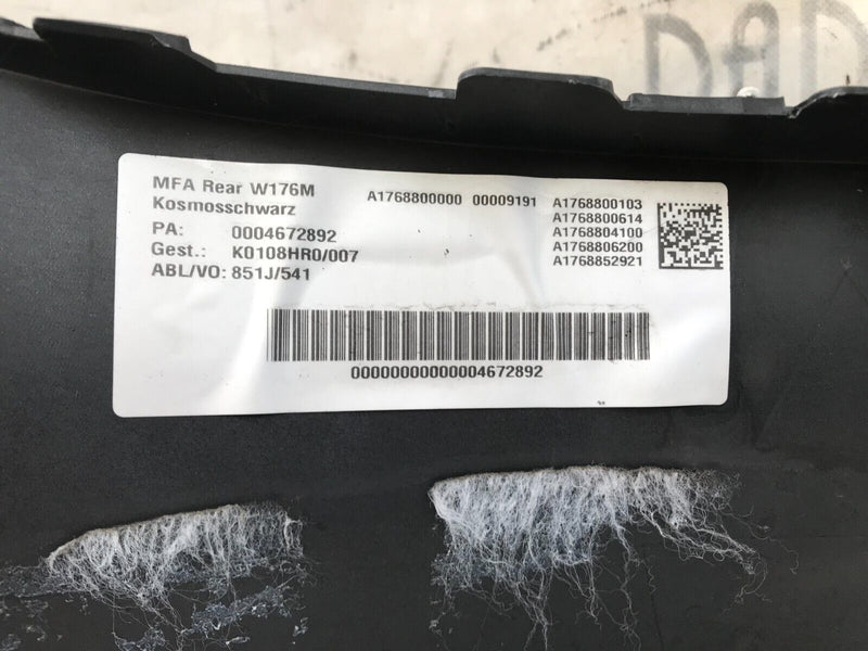 MERCEDES A W176 2013-2017 REAR BUMPER PDC GENUINE A1768850000