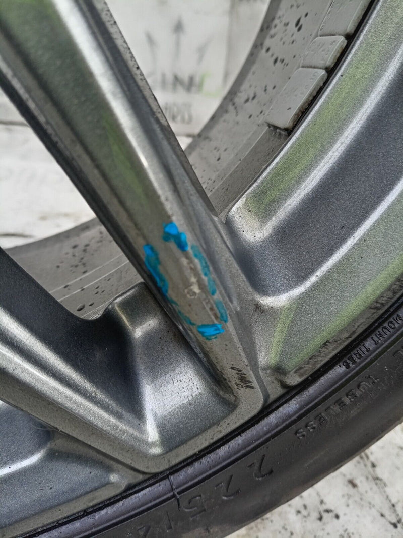 MERCEDES A W176 AMG GENUINE ALLOY WHEEL RIM 18" 7.5J ET52 TYRE 225/40 R18