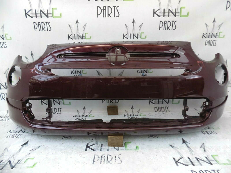 FIAT 500 2015-ON FACELIFT FRONT BUMPER LOUNGE MAROON 735619491
