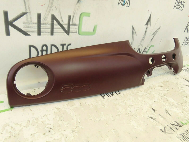 FIAT 500 2016-ON DASHBOARD LEFT TRIM PLASTIC PANEL IN MAROON MAT RHD 735627503 #