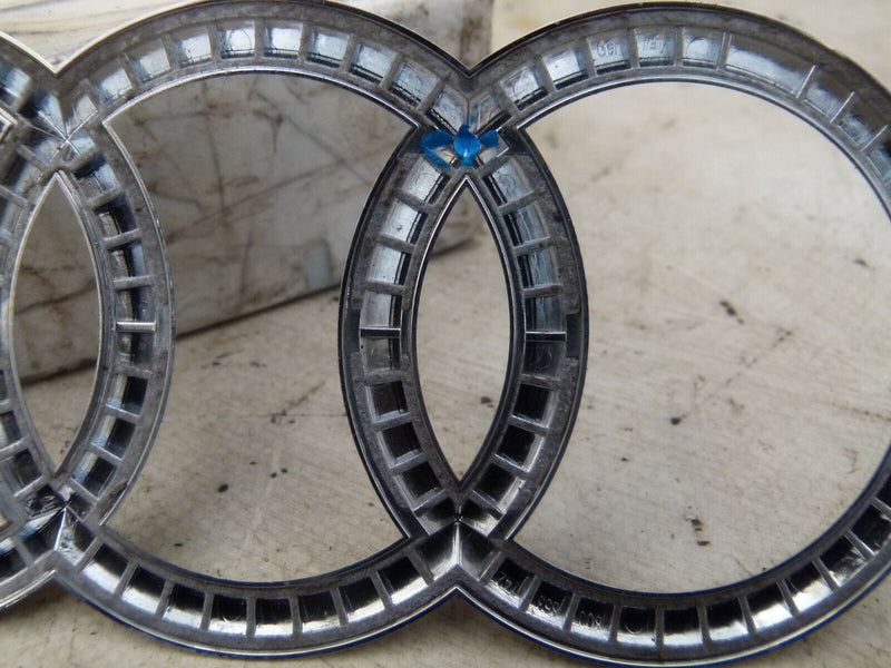 AUDI CHROME EMBLEM BADGE GENUINE