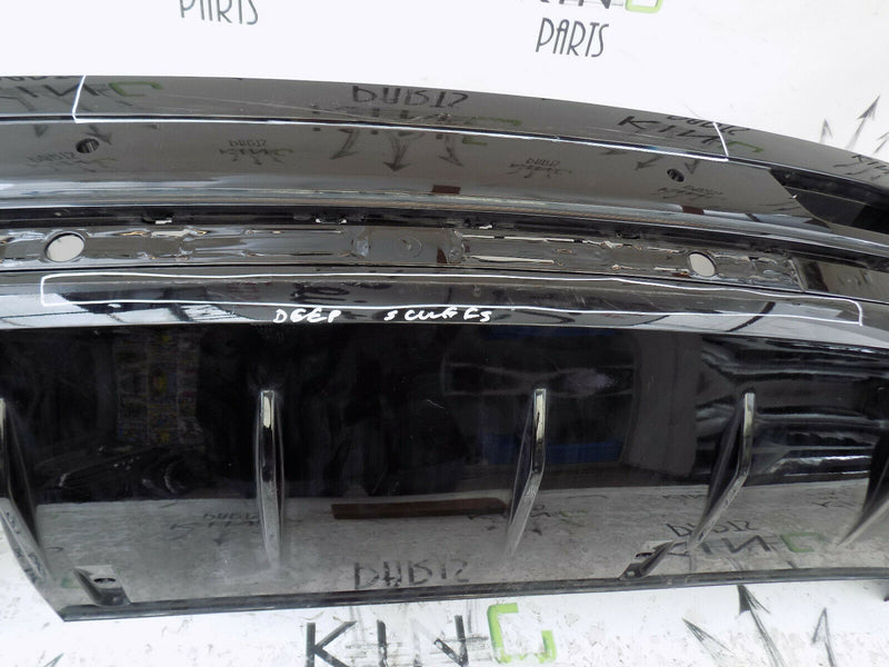 AUDI Q3 8U S-LINE FACELIFT 2015-2017 BLACK GENUINE REAR BUMPER PDC