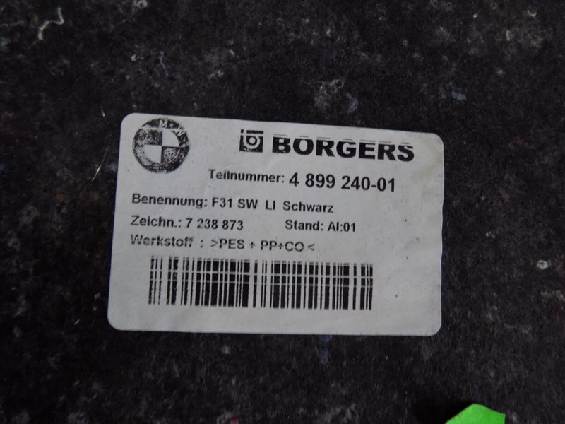 BMW F31 2012-2015 BOOT TRUNK LEFT PASSENGER SIDE COVER PANEL 7238873 #