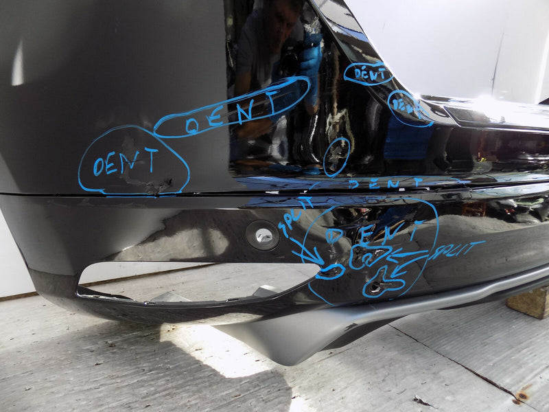 VOLVO XC60 R-DESIGN FACELIFT 2014-2016 BLACK REAR BUMPER GENUINE 30763426