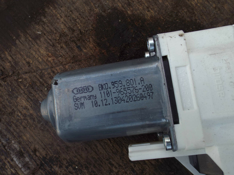 Audi Q7 2009-2015 Front Door Left Electric Window Motor Regulator Mechanism