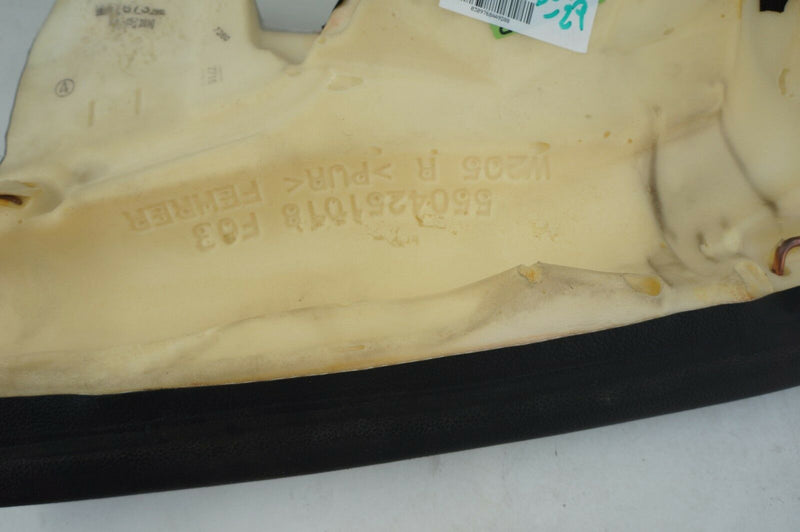 MERCEDES C-CLASS 2014-ON W205 AMG REAR SEAT RIGHT SIDE PANEL BLACK LEATHER - B01