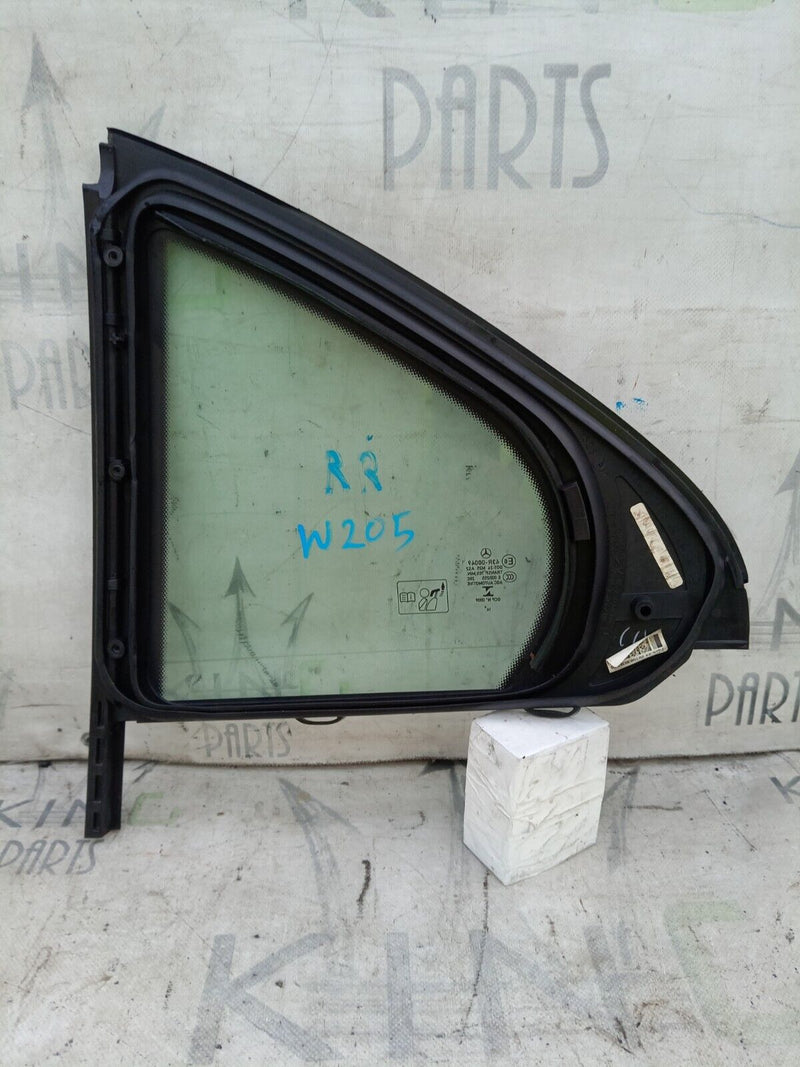 MERCEDES C W205 2014-2018 SALOON REAR RIGHT QUARTER WINDOW GLASS A2057300155 #