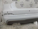 AUDI Q2 S-LINE 2017-ON WHITE REAR BUMPER GENUINE PDC & DIFFUSER 81A807385