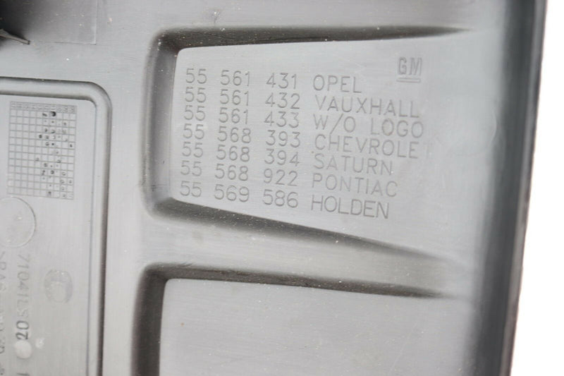 VAUXHALL CORSA D/ E/ ADAM 2006-ON 1.4 ECOTEC ENGINE COVER 55561432 (S05-28)