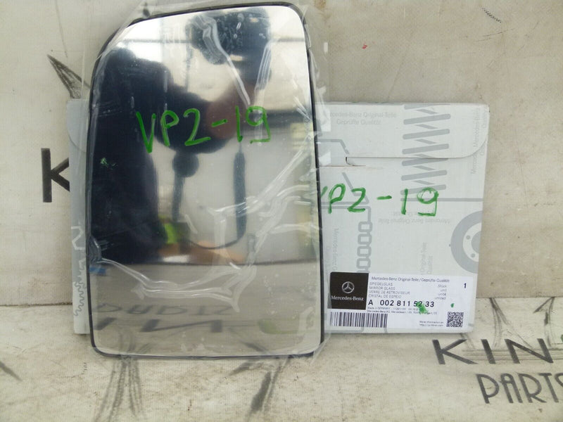 MERCEDES-BENZ LEFT EXTERIOR TOP WING MIRROR GLASS GENUINE A0028115233