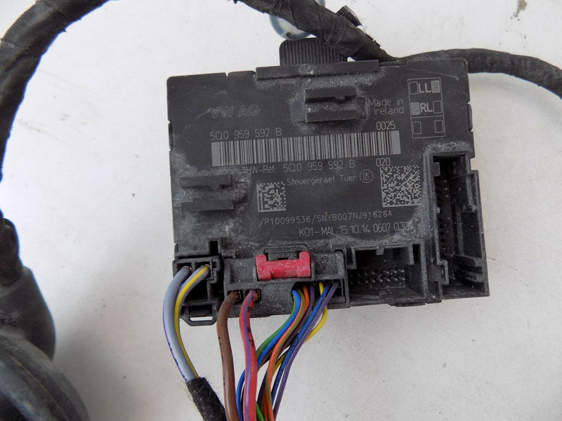 AUDI A3 S3 RS3 MK3 8V VW GOLF MK7 LEFT DOOR CONTROL MODULE 5Q0959592B (S11-42)